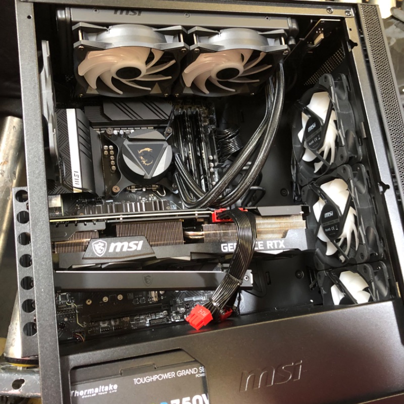 Photo 9 of --PARTS ONLY--*--MSI Aegis RS (Tower) Gaming Desktop, Intel Core i7-12700K, GeForce RTX 3070 Ti, 16GB Memory (Dual-CHL), 1TB SSD, WiFi 6E, Liquid Cooling, USB Type-C, VR-Ready, Win11H (12TE-258US)
