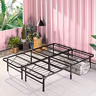 Photo 1 of ZINUS SmartBase Tool-Free Assembly Mattress Foundation / 14 Inch Metal Platform Bed Frame / No Box Spring Needed / Sturdy Steel Frame / Underbed Storage, Cal King
