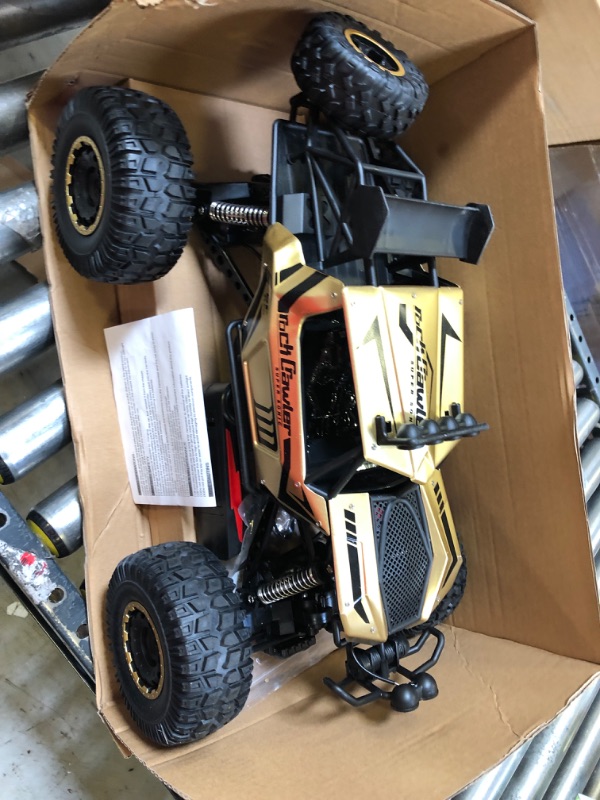 Photo 2 of [Large Size 1:8 Scale ] 4WD RC Car Monster Truck Rock Crawlers Remote Control High Speed Off-Road Vehicle with Powerful Motor for Kids Adults Gift Toy
