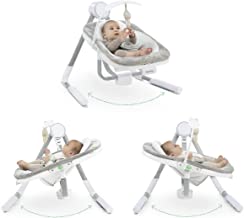 Photo 1 of Ingenuity Anyway Sway 5-Speed Multi-Direction Portable Baby Swing with Vibrations - Spruce, 0-9 Months