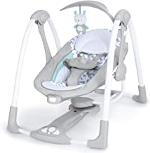 Photo 1 of Ingenuity ConvertMe 2-in-1 Compact Portable Baby Swing & Infant Seat, Battery-Powered Vibrations, Automatic Sway, Nature Sounds - Raylan
