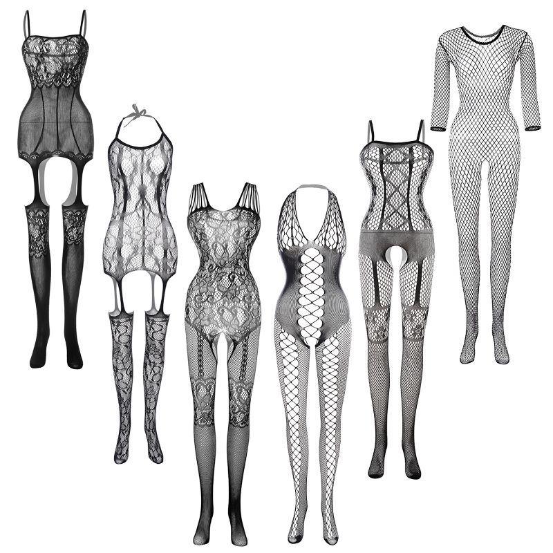 Photo 1 of FEPITO 6 SET WOMENS FISHNET BODYSUITS