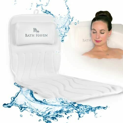 Photo 1 of Bath Haven Bath Pillow for Bathtub - Full Body Mat & Cushion Headrest for Women
