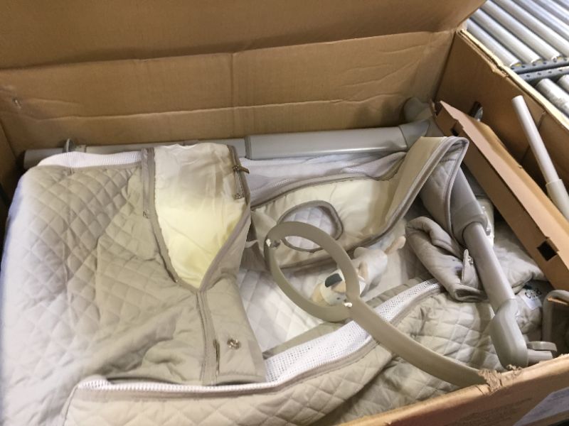 Photo 1 of 4moms mamaRoo Sleep Bassinet, Bluetooth Baby Bassinets and Furniture with 5 Unique Motions, 4 Built-in White Noise Options, Birch
