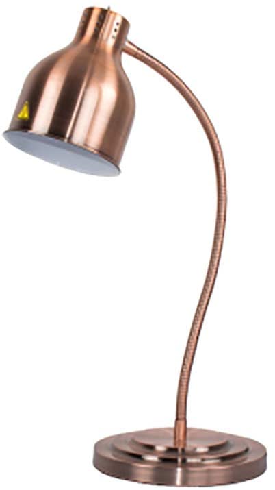 Photo 1 of 250W Food Heat Lamp Commercial Food Warmer Lamp Buffet Food Heat Lamp (Champagne, Single head)
