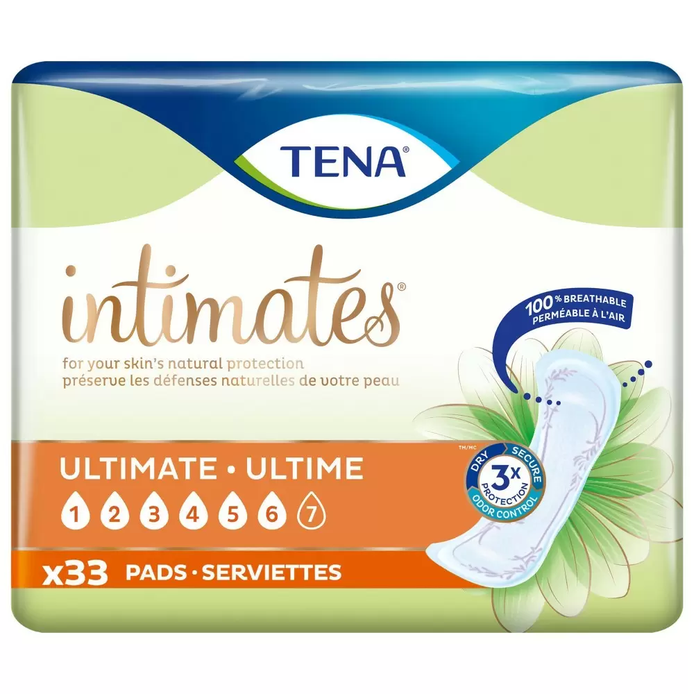 Photo 1 of **OPENED PACKAGE** Tena Intimates Ultimate Regular Pad, 33 Count