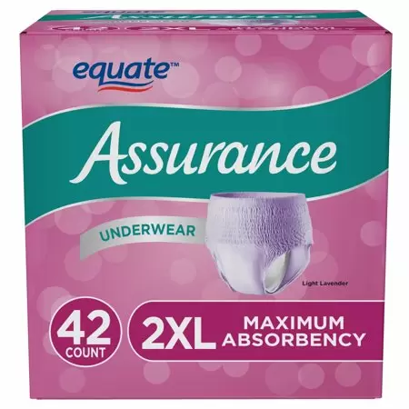 Photo 1 of **OPENED PACKAGING** Assurance Women's Maximum Incontinence Underwear, XXL 42 count