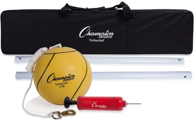 Photo 1 of Champion Sports Tournament Tetherball Set: Classic Backyard Lawn Beach and Pool Party Game

