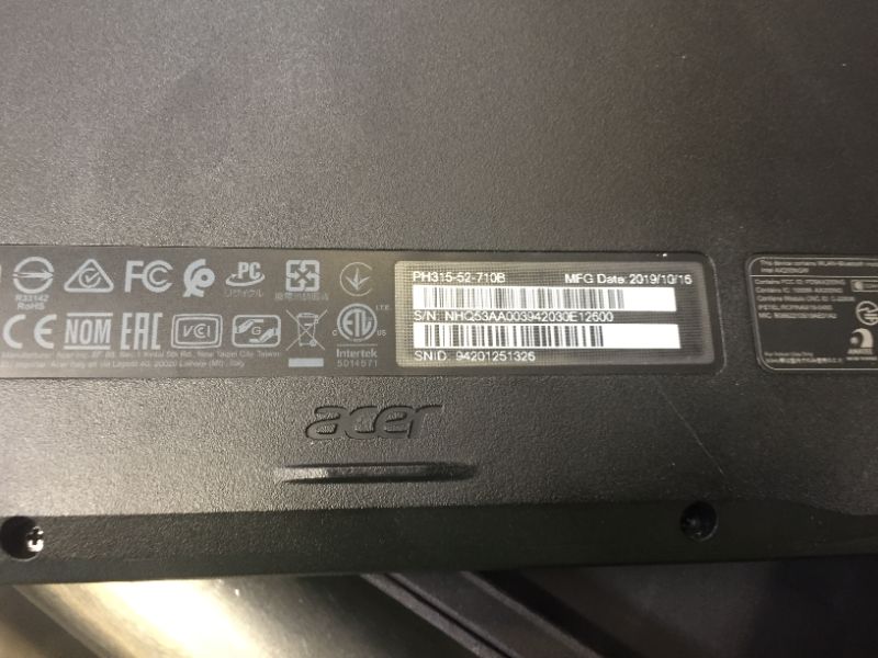 Photo 7 of Acer Predator Helios 300 Gaming Laptop, Intel Core i7-9750H, GeForce GTX 1660 Ti, 15.6" Full HD 144Hz Display, 3ms Response Time, 16GB DDR4, 512GB PCIe NVMe SSD, RGB Backlit Keyboard, PH315-52-710B
