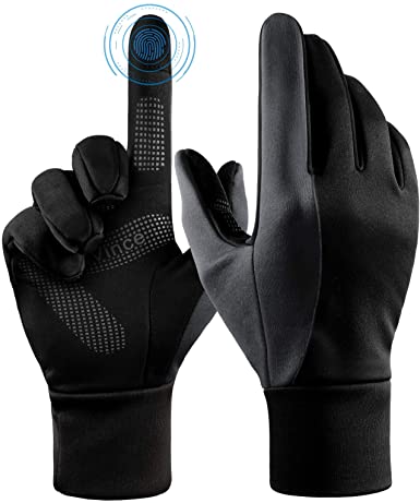 Photo 1 of large Winter Warm Gloves Men Women Touchscreen Water Resistant Texting Thermal for Running Cycling Driving Hiking in Cold Weather
