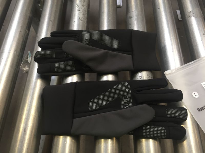 Photo 1 of large Winter Warm Gloves Men Women Touchscreen Water Resistant Texting Thermal for Running Cycling Driving Hiking in Cold Weather
