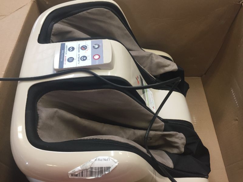 Photo 2 of Human Touch Reflex SOL Foot and Calf Massager Machine with Heat, Shiatsu Deep Kneading, Under Foot Rollers, Delivers Relief for Tired Muscles and Plantar Fasciitis, Fits feet up to Men Size 12
