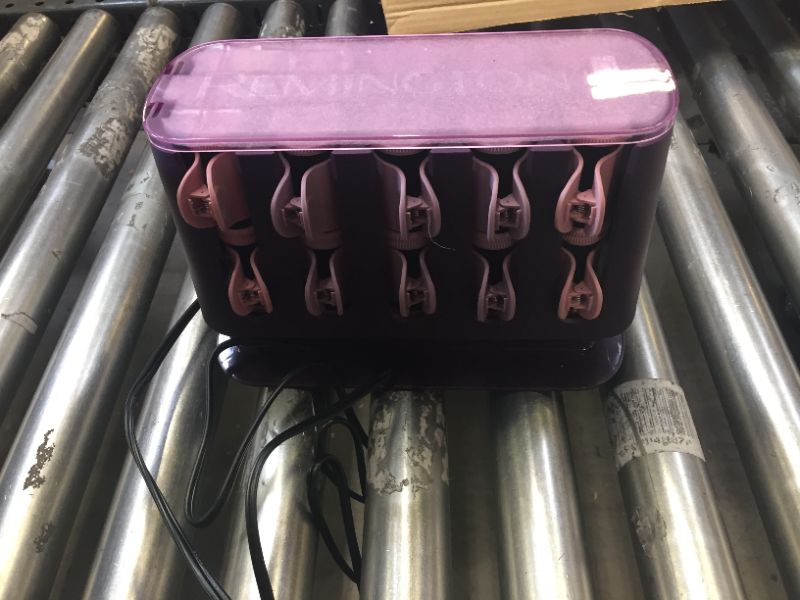 Photo 2 of Remington H9100S Pro Hair Setter with Thermaluxe Advanced Thermal Technology Electric Hot Rollers 11 ¼", Purple, 1 Count
