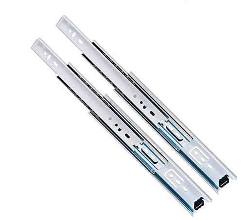 Photo 1 of 10 Pack Promark 3-Section 100 LB Capacity Full Extension Ball Bearing Side Mount Drawer Slides (22 Inches)
