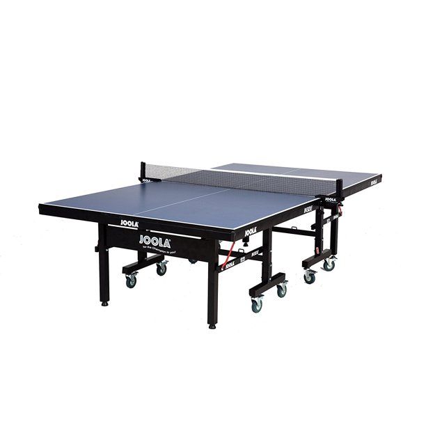 Photo 1 of JOOLA Inside 25 Professional Table Tennis Table with Ping Pong Net Set. 25mm Surface, Regulation Size 9' x 5', Blue
