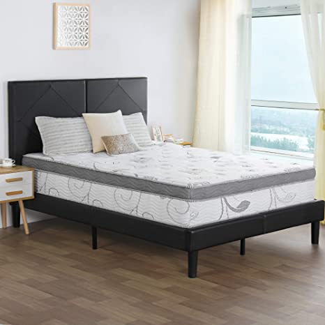 Photo 1 of PrimaSleep 12 Inch Multi-Layered Hybrid Euro Box Top Spring Mattress/Non Weaving/Innerspring ,Queen