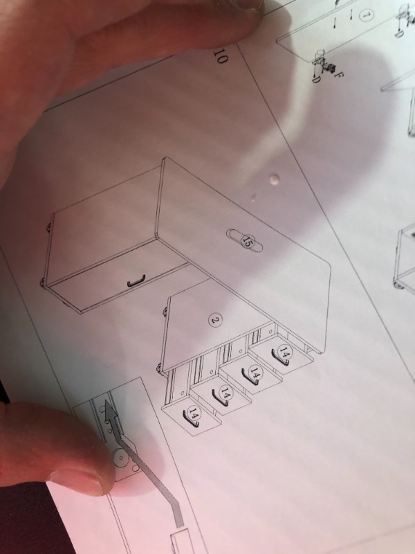 Photo 2 of UNKNOWN DESK BRAND, DESK WIDTH'S PER THE BOX IS 1190MM X 560MM X 173MM 