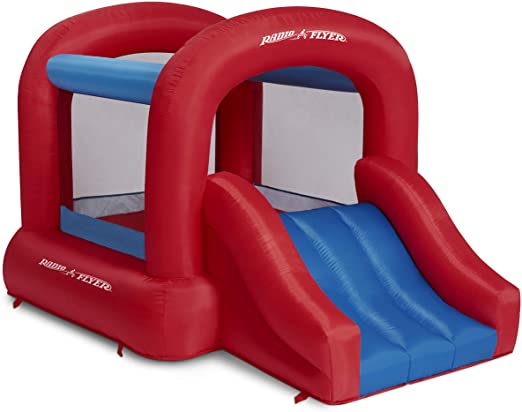 Photo 1 of Radio Flyer Backyard Bouncer JR, Bounce House, Inflatable Jumper with Air Blower | Ages 2-8 Years (Amazon Exclusive)
Item Dimensions LxWxH	14 x 14 x 40 inches
