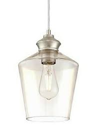 Photo 1 of 
Westinghouse Mini Pendant Brushed Nickel Finish Clear Glass (6106500)