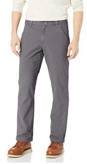 Photo 1 of Carhartt Men's Rugged Flex Relaxed Fit Canvas Work Pant - Size: 42W x 30L - Color: Gravel


