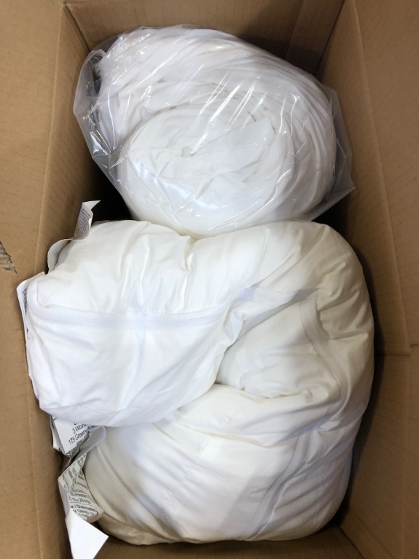 Photo 2 of Casper Sleep Pillow for Sleeping, Standard, White 2 Count [1 factory sealed , 1 opened / possibly used ]
