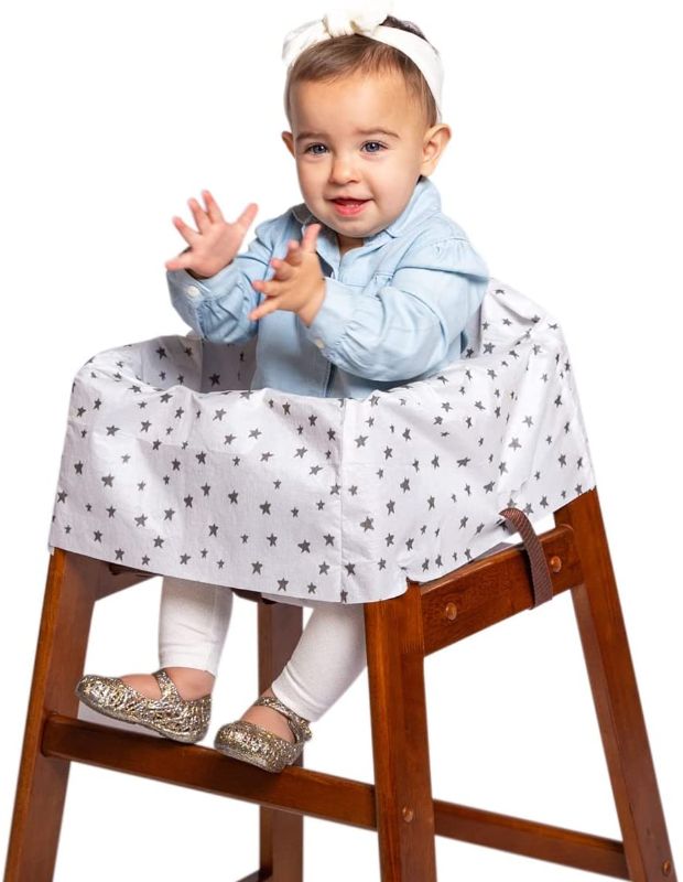 Photo 1 of J.L. Childress Healthy Habits Disposable High Chair Covers 12-pack, 178 gram
