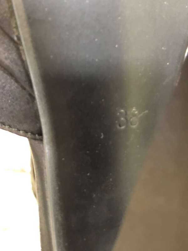 Photo 1 of WOMENS HIGH HEELS BLACK WITH GEMS HEEL STRAP SIZE 5.5 WOMENS 