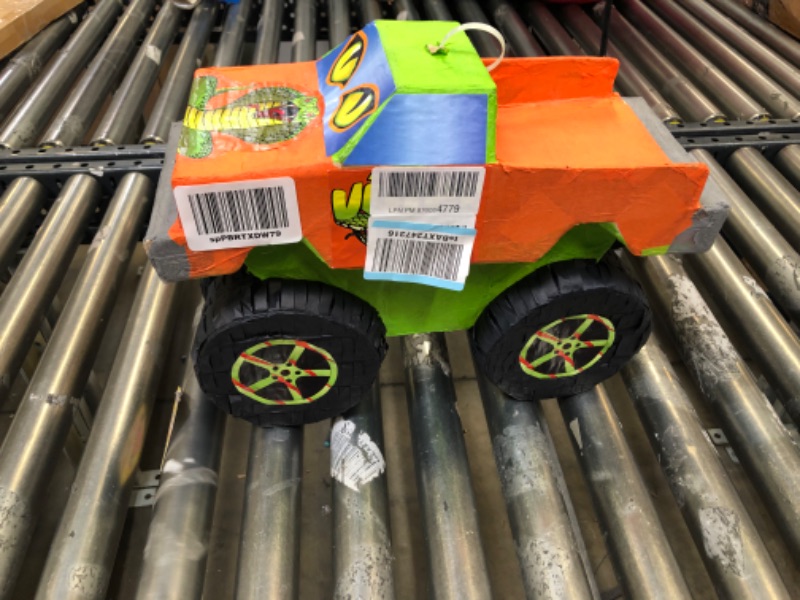 Photo 2 of Aztec Imports Pinatas Viper Monster Truck, Orange and Green
