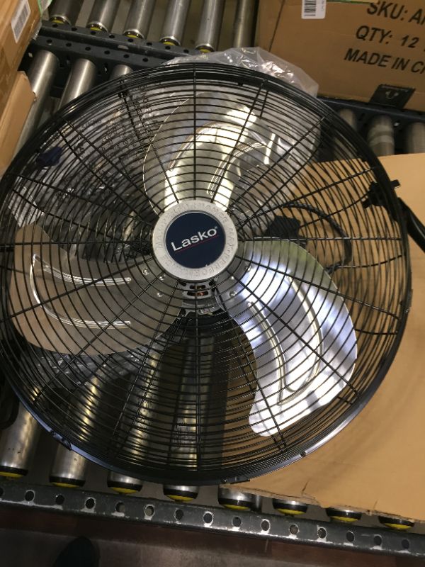 Photo 2 of Lasko 20" High Velocity Quick Mount, Easily Converts from a Floor Wall Fan, 7 x 22 x 22 inches, Black 2264QM
