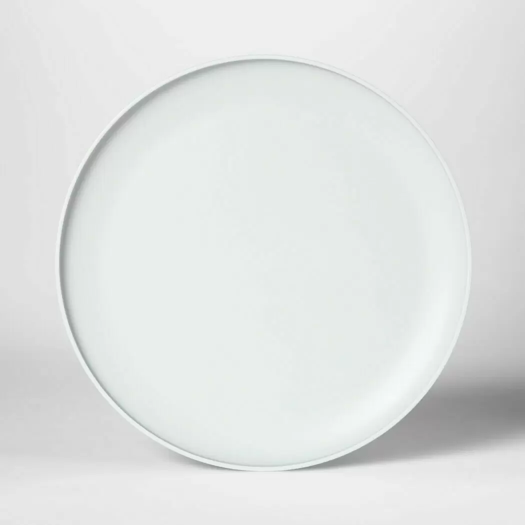 Photo 1 of 10.5" Plastic Dinner Plate Gray - Room Essentials------(12 PACK)---------(3 BOXES)

