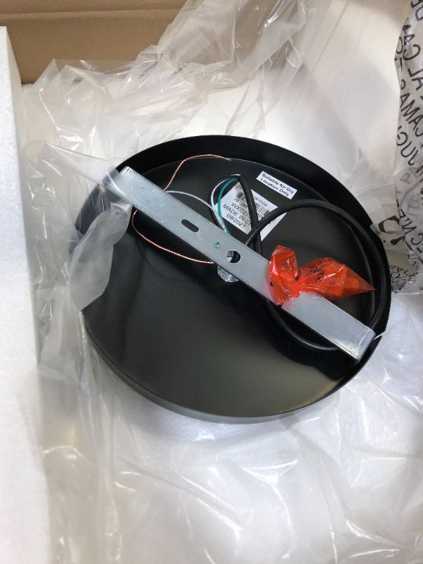 Photo 1 of Scalloped Semi-Flush Mount Ceiling Light Black - Threshold™ designed with Studio McGee

