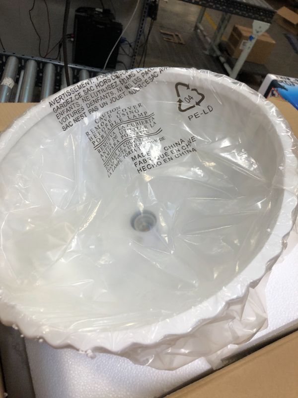 Photo 1 of Scalloped Semi-Flush Mount Ceiling Light Black - Threshold™ designed with Studio McGee

