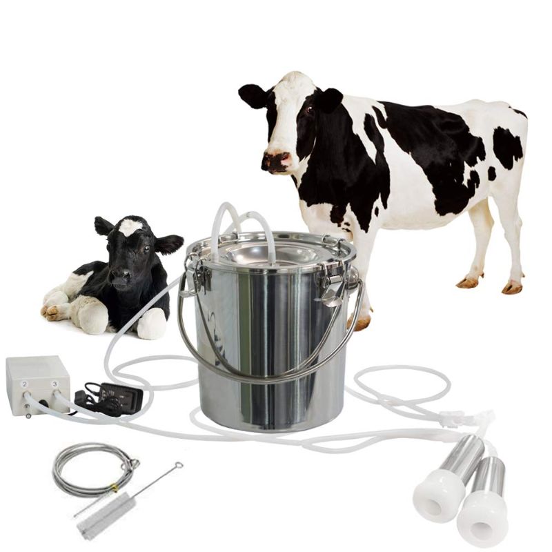 Photo 1 of Nother Cow Milker Machine Electric,Pulsation Vacuum Pump Cow Milker, Automatic Portable Livestock Milking Equipment,US Standard. (for Cow 3L)
(SMALL DENT)
