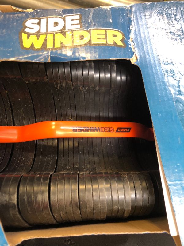 Photo 2 of Camco 20 Ft (43051) Sidewinder RV Sewer Hose Support, Made From Sturdy Lightweight Plastic, Holds Hoses in Place - No Need for Straps
