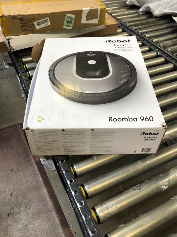 Photo 7 of iRobot Roomba 960 Robot Vacuum- Wi-Fi Connected Mapping, Works with Alexa, Ideal for Pet Hair, Carpets, Hard Floors,Black

