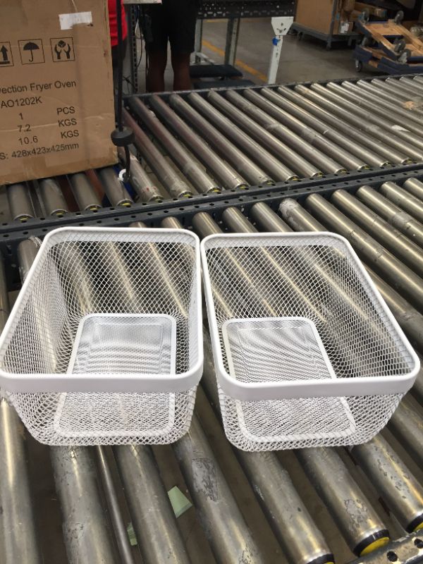 Photo 1 of 2 pK wire basket organizers- 1 ft 