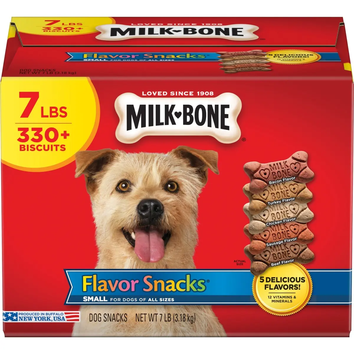 Photo 1 of 2 pk Milk Bone Flavor Snacks for Small Dogs, 7 Pound BEST BY 5/6/22