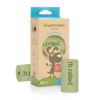 Photo 1 of 4 PK Earth Rated Compostable Dog Poop Bags
