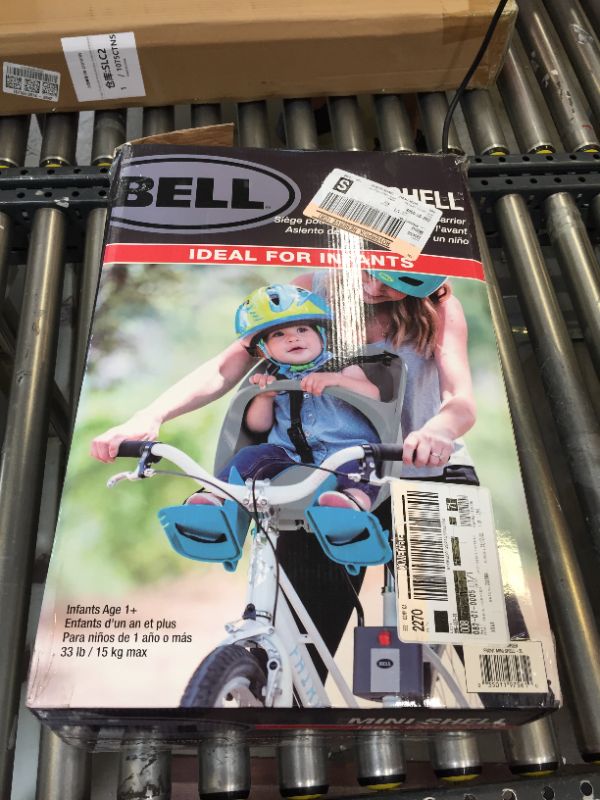 Photo 3 of Bell Sports Mini Shell Front Bike Child Carrier - Gray

