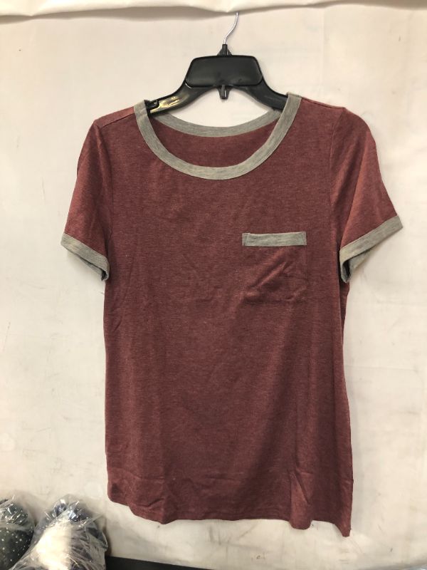 Photo 1 of LARGE MAROON AND GREY SHIRT 