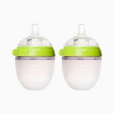 Photo 1 of Comotomo Baby Bottle, Green, 5 Ounce (2 Count)
DAMAGES TO PACKAGING 