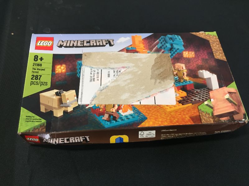 Photo 4 of LEGO Minecraft The Warped Forest 21168 Hands-on Minecraft Nether Creative Playset; DAMAGE TO PACKAGING 