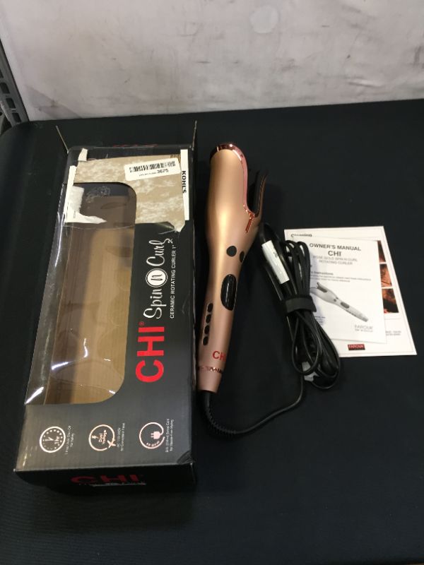 Photo 2 of CHI Spin N Curl Special Edition Rose Gold Hair Curler 1". Ideal for Shoulder-Length Hair between 6-16” inches.
16 Inch (Pack of 1) DAMAGES TO PACKAGING 