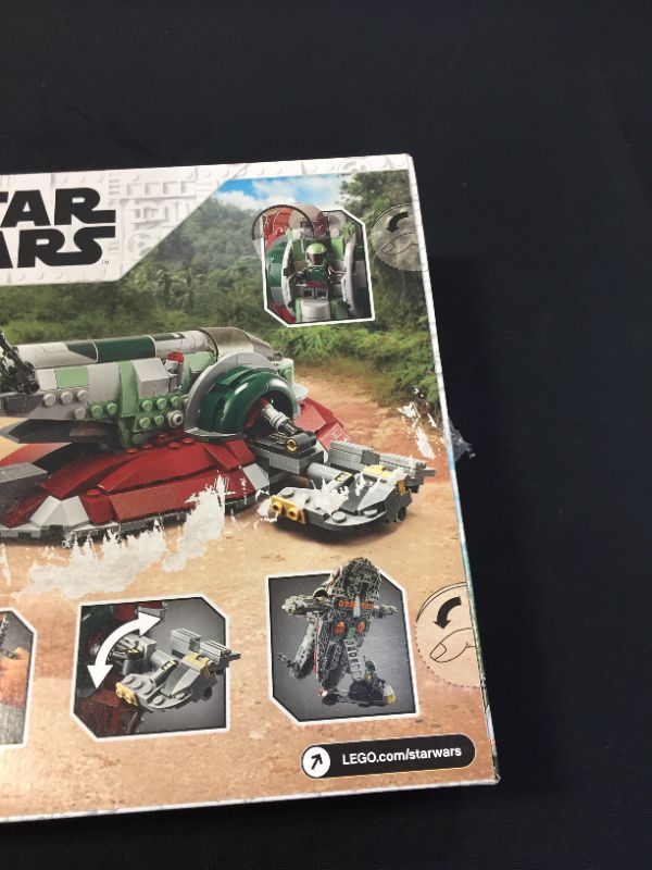 Photo 3 of LEGO Star Wars Boba Fett’s Starship 75312 Fun Toy Building Kit (MAJOR DAMAGES TO BOX, CUT IN MIDDLE OF BOX)