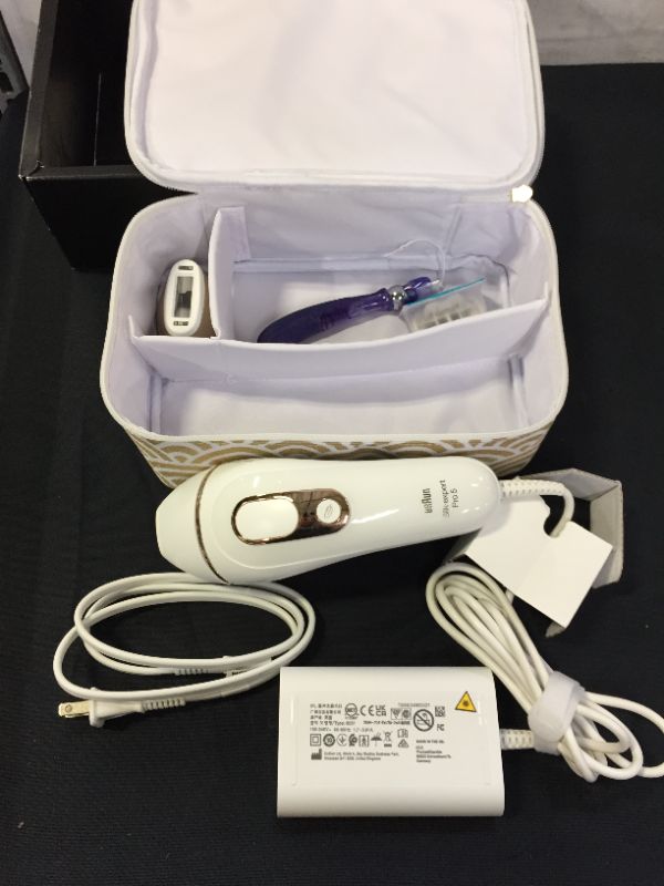 Photo 3 of Braun IPL Hair Removal for Women and Men, Silk Expert Pro 5 PL5137 with Venus Swirl Razor, FDA Cleared, Permanent Reduction in Hair Regrowth for Body & Face, Corded