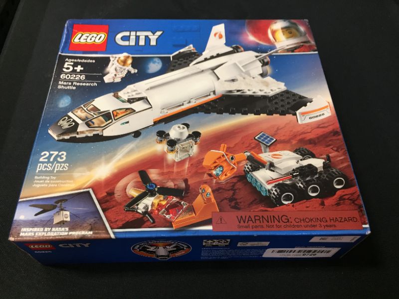 Photo 3 of LEGO City Space Mars Research Shuttle 60226 Space Shuttle Toy Building Kit  FACTORY SEALED, MINOR DAMAGES TO PACKAGING 