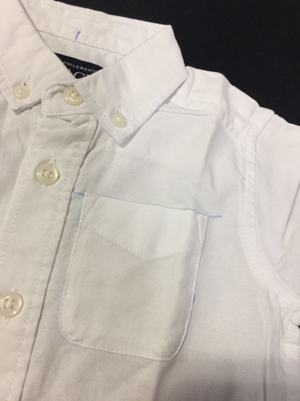 Photo 1 of BABY BUTTON UP SHIRT SIZE 12-18 MONTHS (PEN MARKS ON ITEM)