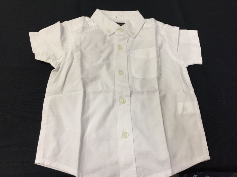 Photo 1 of BABY BUTTON UP SHIRT SIZE 12-18 MONTHS (PEN MARKS ON ITEM)