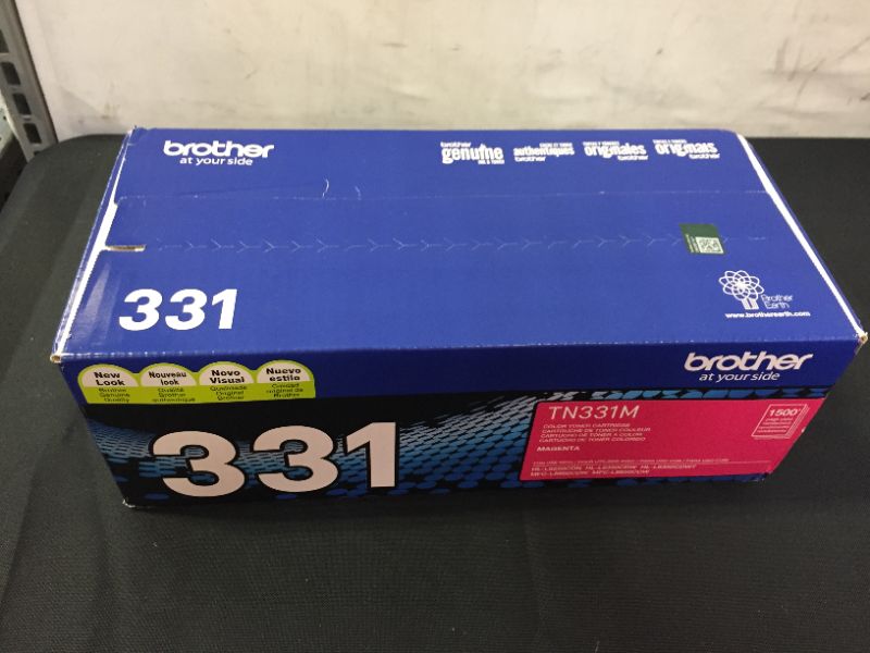 Photo 2 of Brother Genuine TN331M Standard-yield Magenta Toner Cartridge FACTORY SEALED 