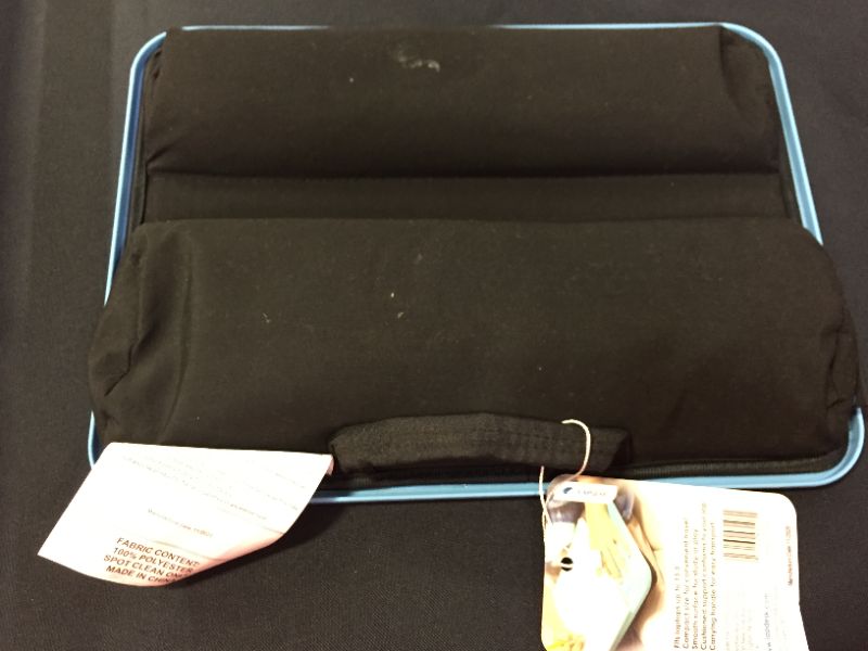 Photo 2 of LapGear Compact Lap Desk - Alaskan Blue - Fits Up to 13.3 Inch Laptops - Style No. 43103
(STAINS ON ITEM)